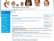 Tablet Screenshot of convention-labo.com